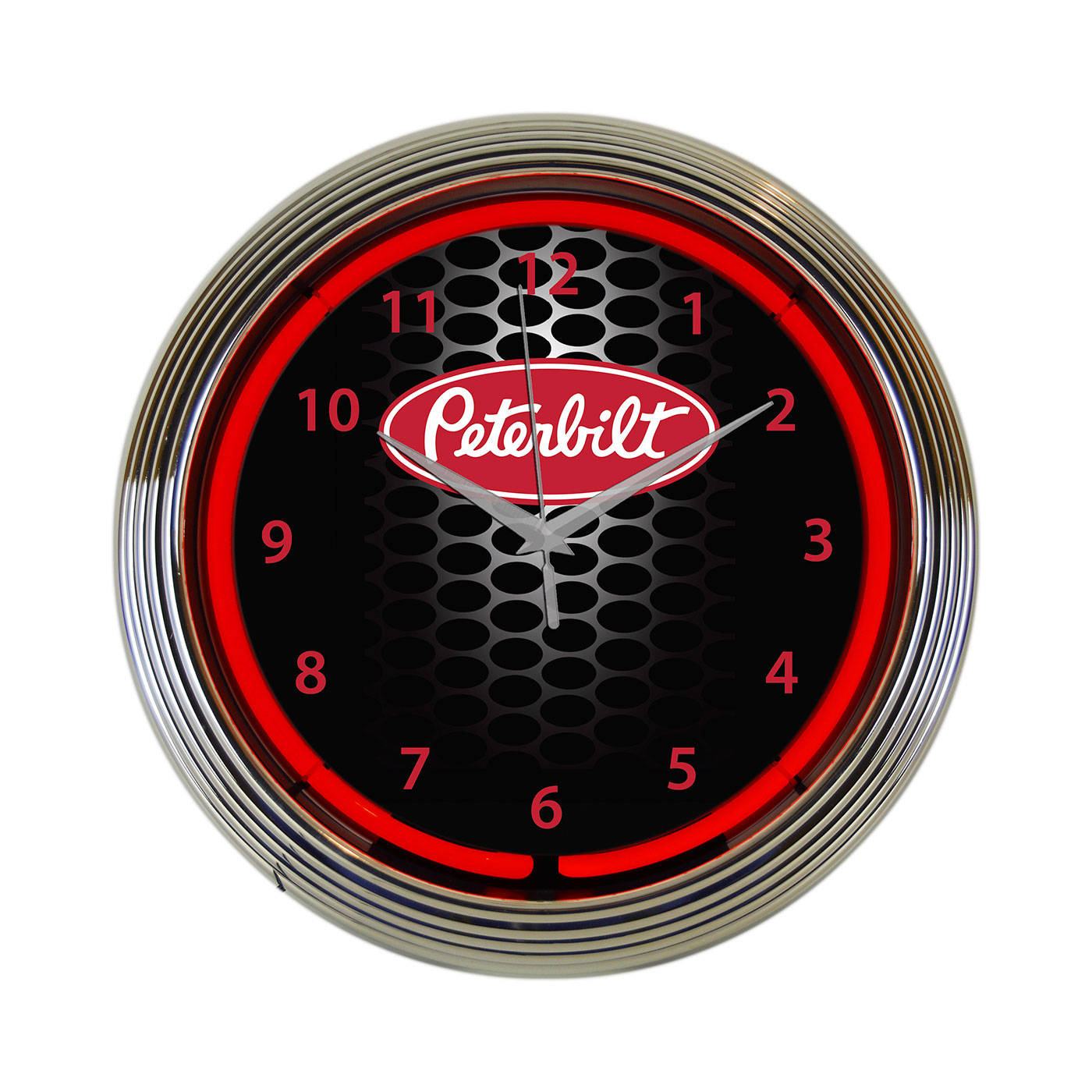 Premier Red Neon Clock